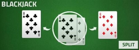 Split blackjack fronlinecasino.com
