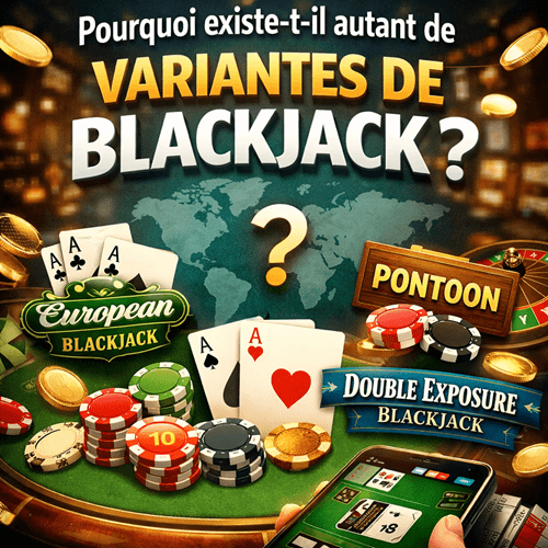 Pourquoi existe-t-il autant de variantes de blackjack ?